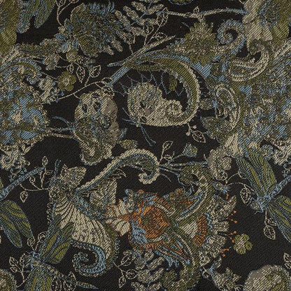 Embossed Palace Jacquard Fabric: 55"W Rayon Damask, Costume & Decor
