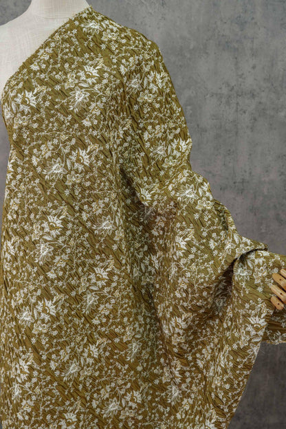 Gold Thread Jacquard Fabric: 3D Flower Design, Upholstery & Costume