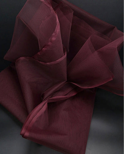 Stiff Organza Fabric: 62"W Hard Yarn, DIY Designer Material