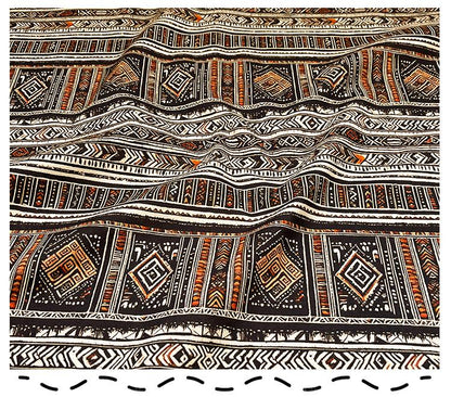 Ethnic Striped Cotton Fabric: Sewing Material (56" Wide)
