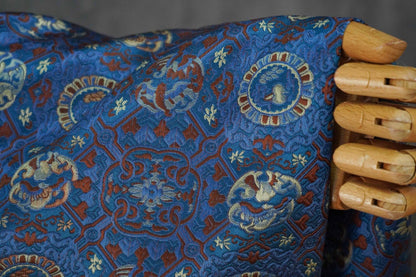 Tissu jacquard brocart Song, fil d'or, style tibétain, 165 cm de large