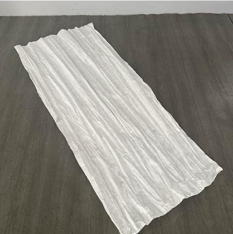 Giant Paper Flower: Handmade Pleated Wedding Backdrop Decor