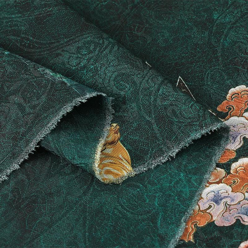 Tea Silk Satin Fabric: Antique Style Upholstery, Costume, & Drapery (59"W)