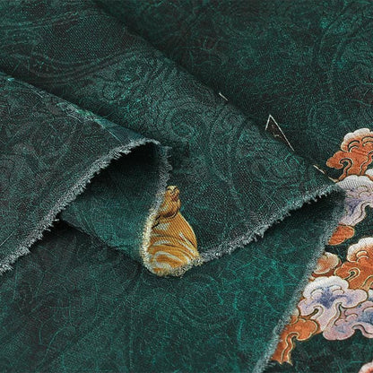 Tea Silk Satin Fabric: Antique Style Upholstery, Costume, & Drapery (59"W)
