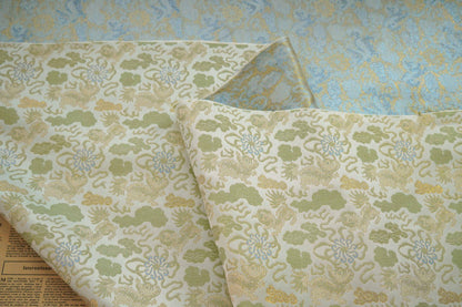 Kirin Song Brocade Fabric: 59"W Rayon Damask, Sewing Material