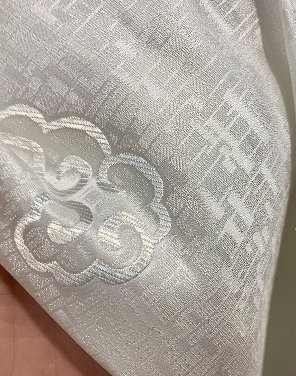 Flying Nimbus Silk Brocade Fabric: 29.5" Wide Jacquard, Costume Dress Material