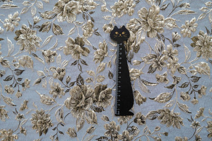 Tissu jacquard floral doré réversible : matériau de couture pour ameublement gaufré, largeur 60