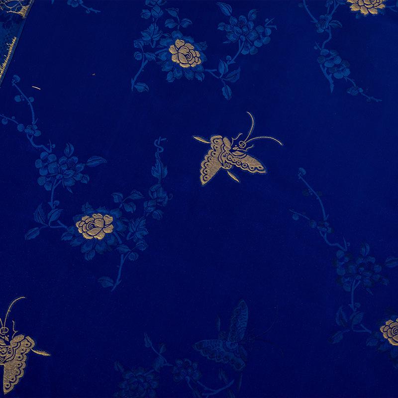 Butterfly Brocade Fabric: 55" Gold Rose Emperor Tibetan Style
