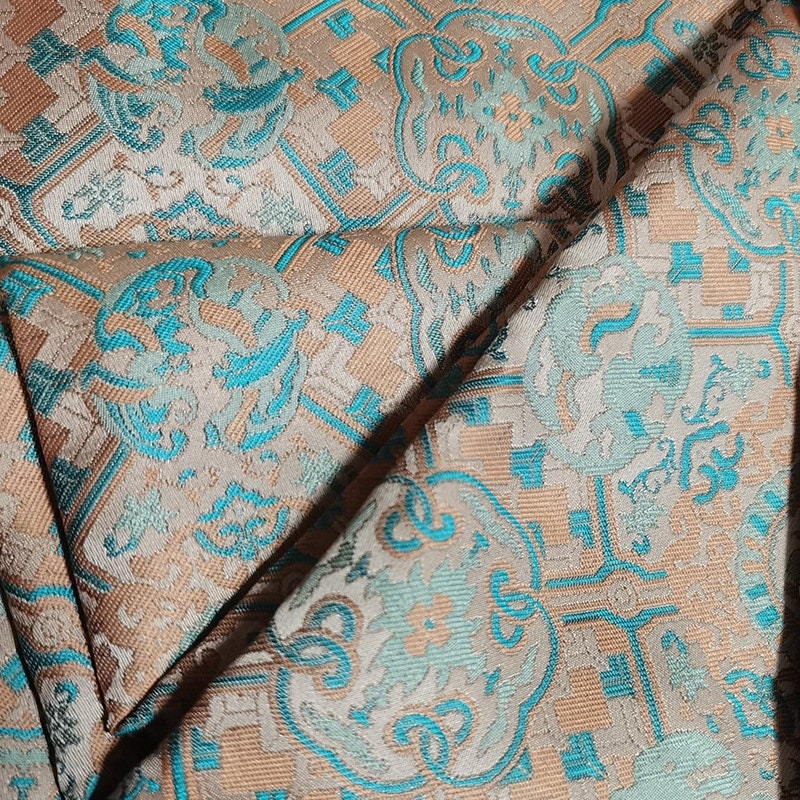 Butterfly Jacquard Fabric: 3D Designer Upholstery, Costume, Decor - 55"W