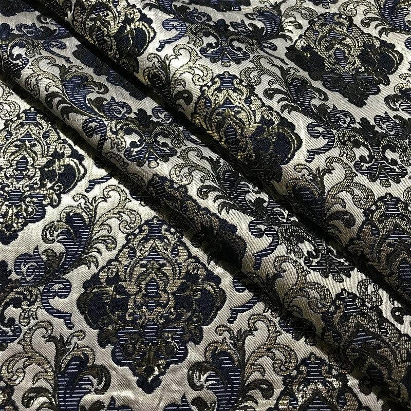 Palace Style Damask Fabric: Silk Rayon Jacquard, 57" Wide