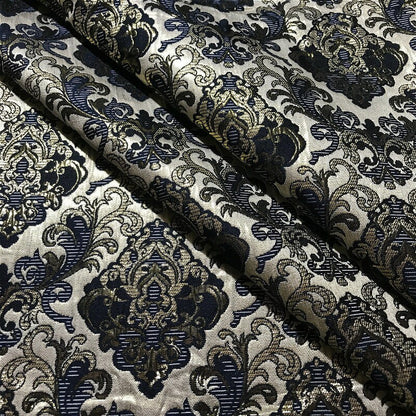Palace Style Damask Fabric: Silk Rayon Jacquard, 57" Wide