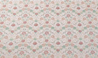 Tissu brocart jacquard à motifs floraux : pour la confection de kimonos japonais, largeur 142 cm (56 pouces).