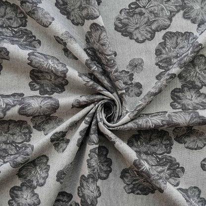 Floral Japanese Cotton Fabric: Soft Kimono Upholstery Drapery (55"W)
