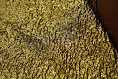 Gold Jacquard Fabric: 3D Texture Prom Dress & Upholstery Sewing Fabric, 54" Wide