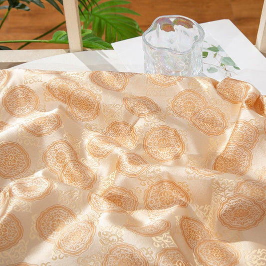 Tissu brocart de soie de 150 cm de large : matériel de couture pour robe impériale et cheongsam
