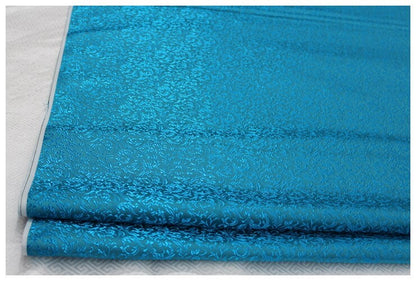 Metallic Paisley Brocade Fabric: Chinese Jacquard, 29" Wide