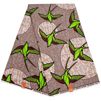 African Ankara Wax Print Fabric: Vibrant Colors, 6 Yards