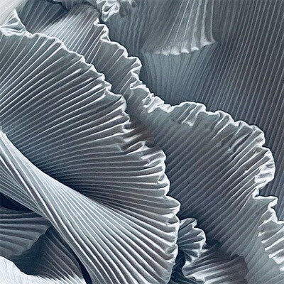 Pleated Crepe Fabric: 59"W Stiff Polyester for DIY Decor & Costume