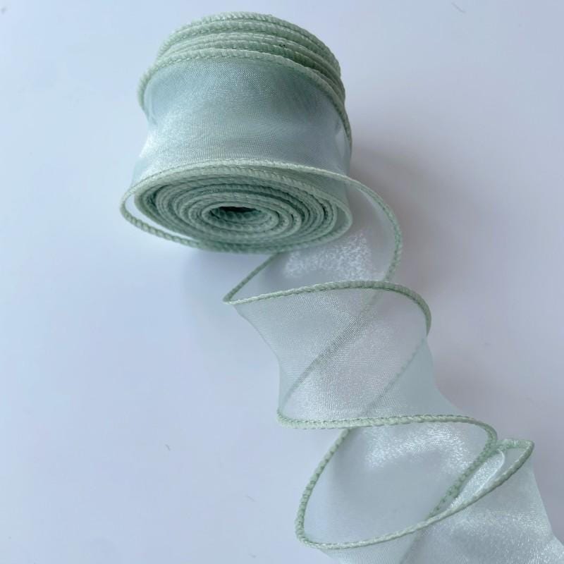 Ruban organza queue de poisson : 4 cm de large, 9 mètres de tissu à faire soi-même