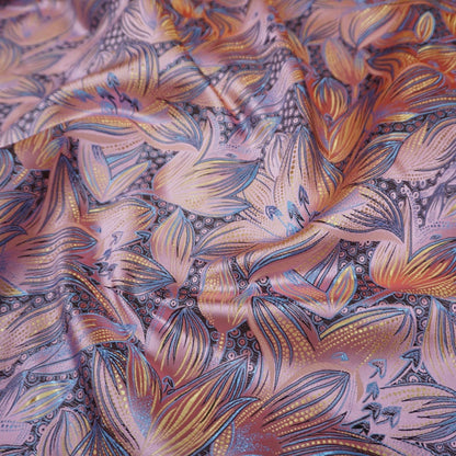 Lily Brocade Fabric: 45" Wide Silk Satin Hanfu Cosplay