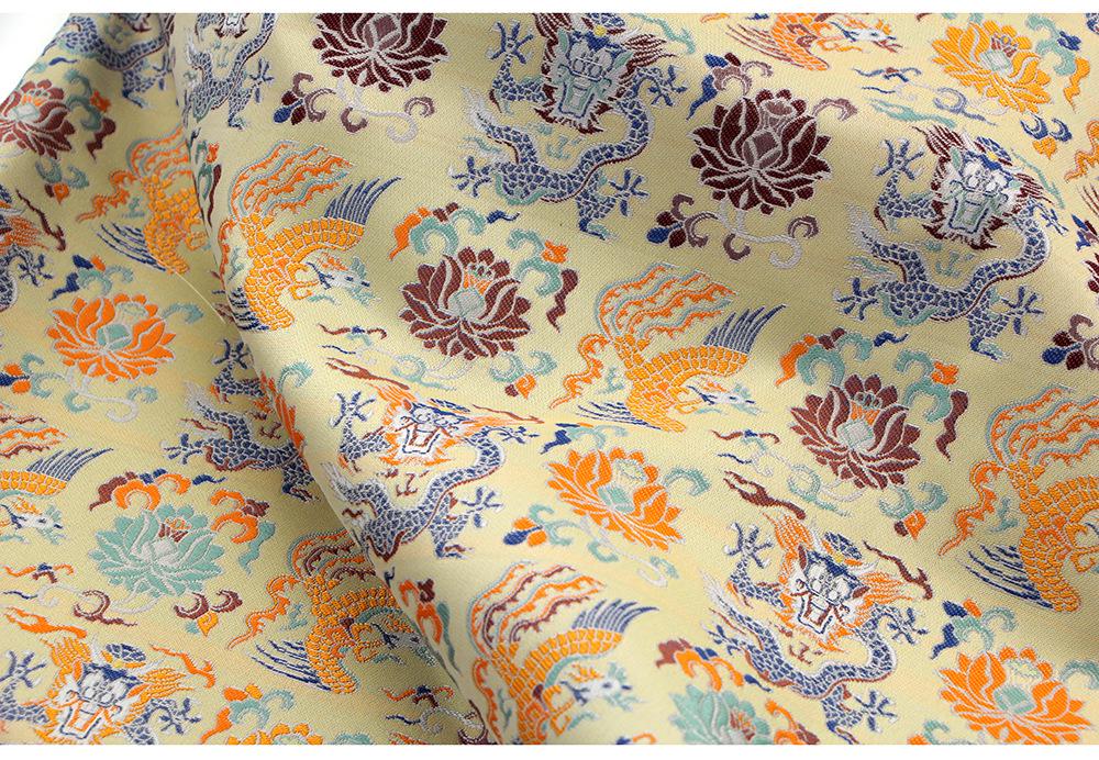 Chinese Brocade Fabric: Song Dynasty Style, 59" Wide