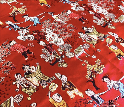 Tissu brocart jacquard à motifs floraux : matériau de couture traditionnel chinois
