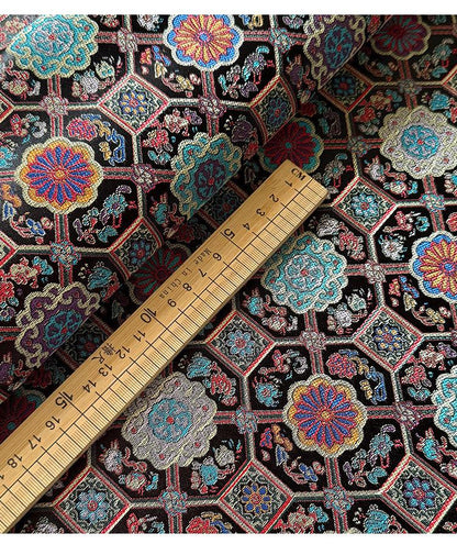 Colorful Brocade Jacquard Fabric ��� Traditional Chinese Sewing Materi" Wide