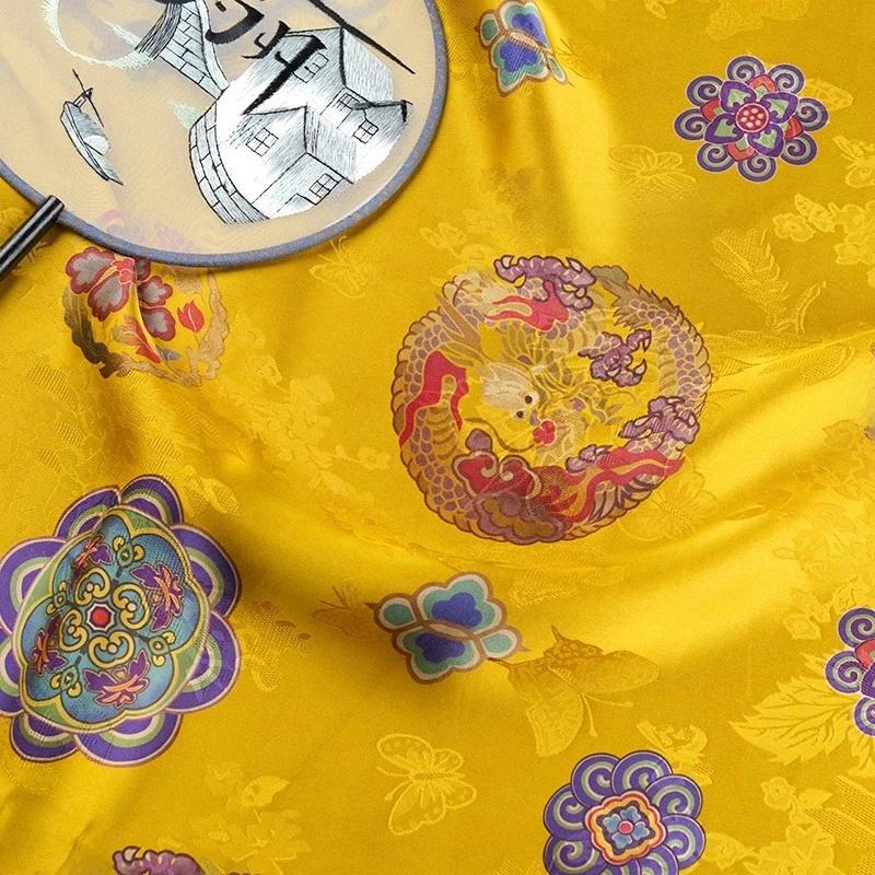 Gold Rayon Shantung Fabric: Upholstery, Costume, Decor - 55"W