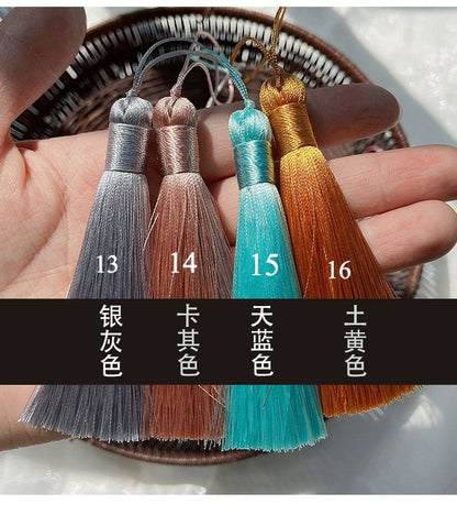 Handmade Rayon Tassel: Antique Purse & Curtain Decor (8cm)