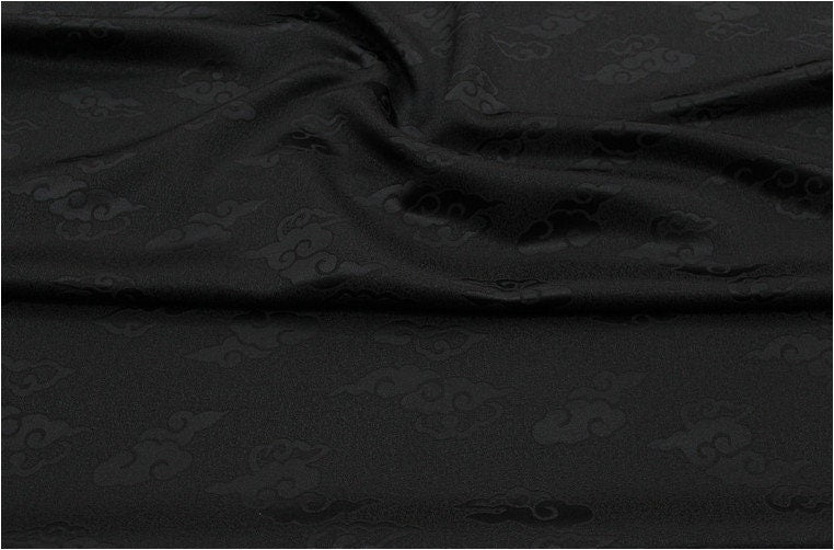 Cloud Brocade Fabric: Silk Rayon Jacquard, Costume Dress Material