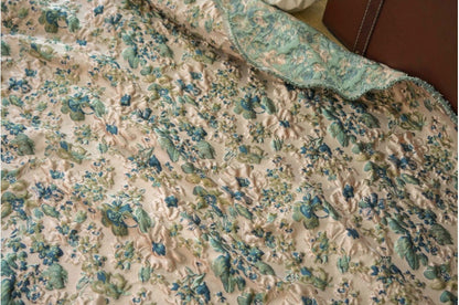 Vintage French Jacquard Fabric: 3D Floral Texture, Upholstery & Sewing, 53" Wide