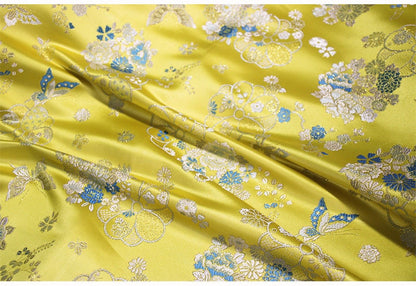 Butterfly Brocade Fabric: 57���W Silk Rayon Jacquard