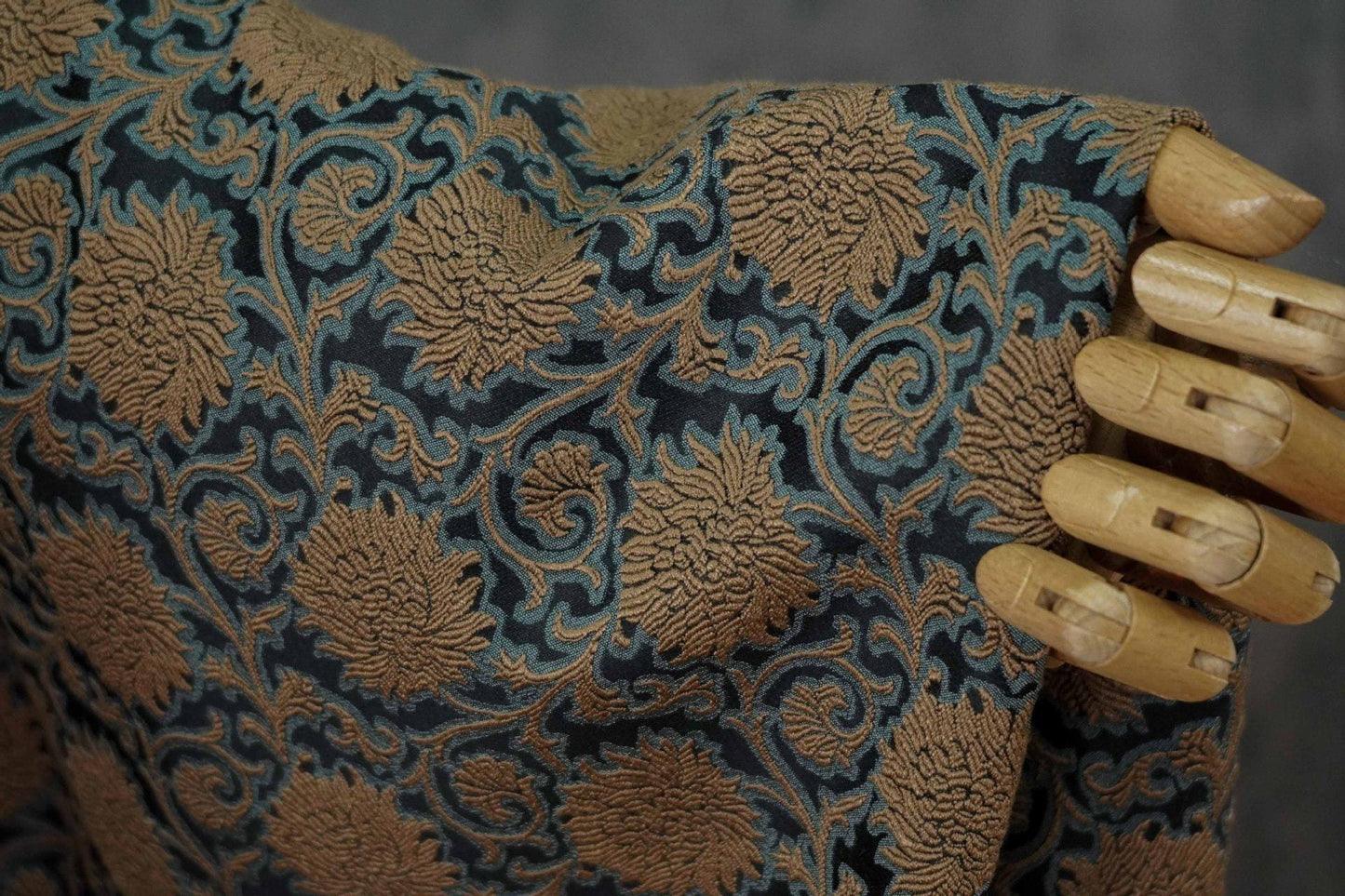 Tissu brocart jacquard gaufré : Tissu pour qipao cheongsam - 140 cm de large
