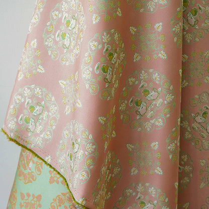 Tissu jacquard brocart Song : ameublement et couture rétro 3D, 165 cm de large