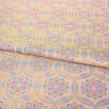 Tissu de brocart de soie Song Dunhuang : Tissu pour robe cheongsam tibétaine, 150 cm de large