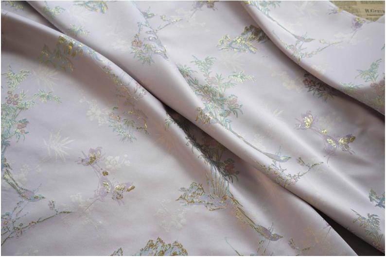 Gold Thread Jacquard Fabric: 3D Texture Upholstery, Costume, Decor - 59"W