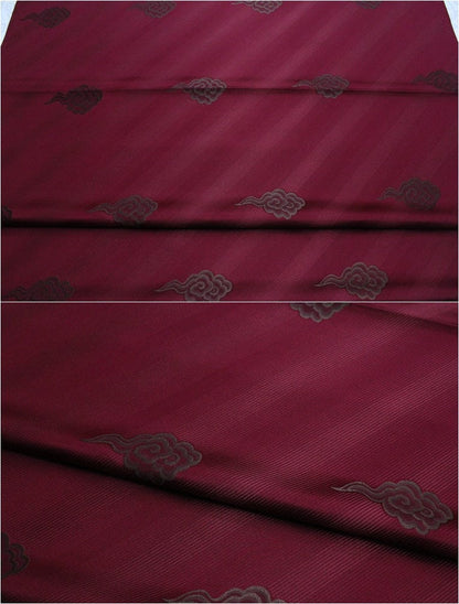 Cloud Brocade Fabric: Silk Rayon Jacquard, Costume Dress Material
