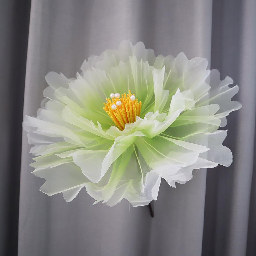 Gradient Peony Wedding Decor: Floral Centerpiece, Photo Booth Backdrop