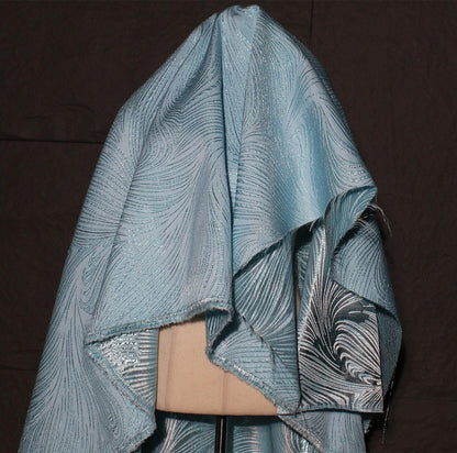 Embossed Jacquard Fabric: 3D Oil Painting Texture, 55'' Wide