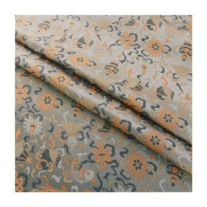 Chinese Totem Brocade Fabric: 58"W Rayon Sewing Material