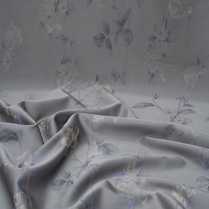 Tissu jacquard brocart à motifs floraux : texture florale 3D, largeur 150 cm