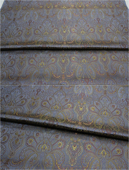 Nishijin Woven Brocade Fabric: Gold Thread Jacquard Silk (29.5"W)