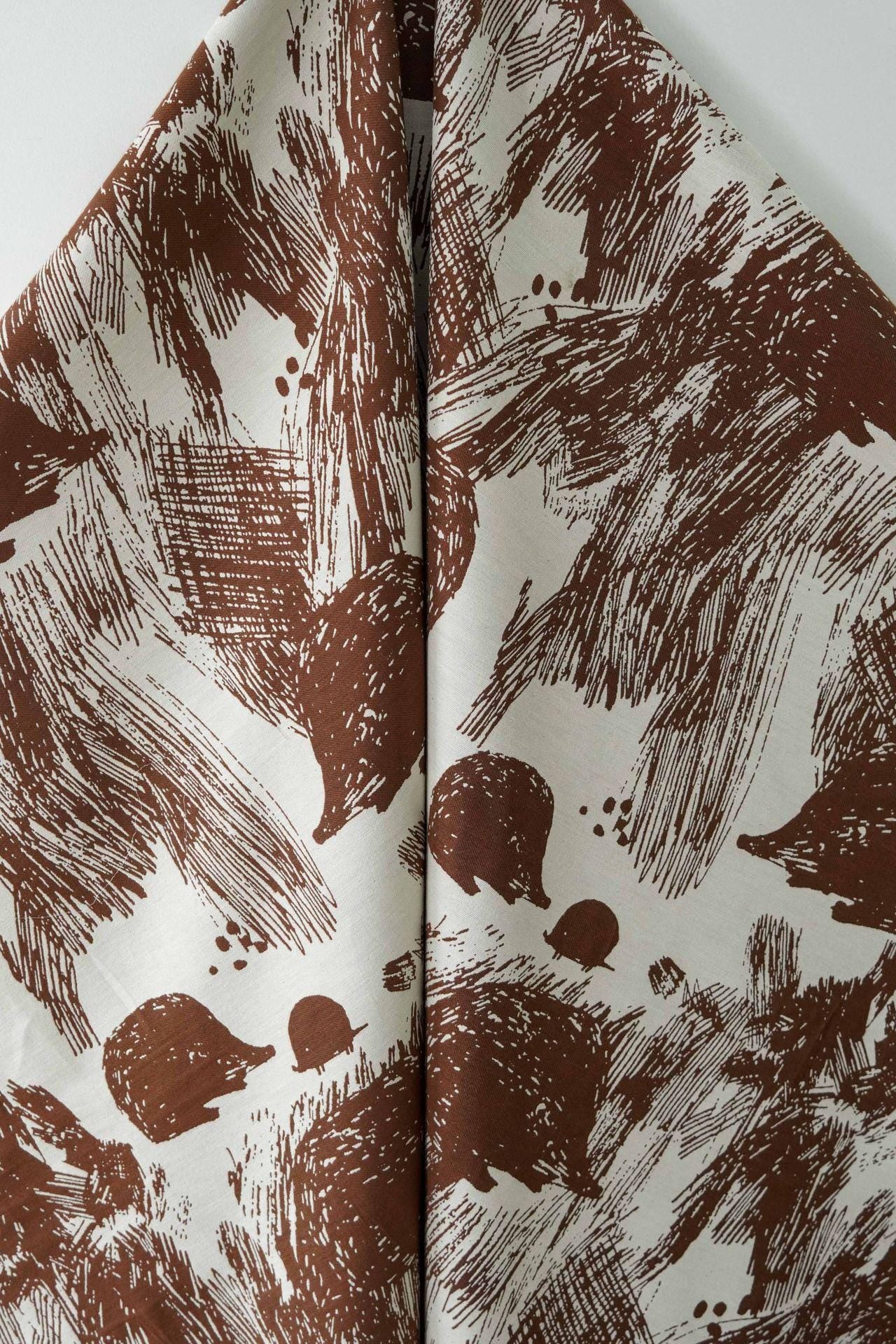 Hedgehog Fabric ��� Hand-Painted Style, Upholstery & Quilti" Wide