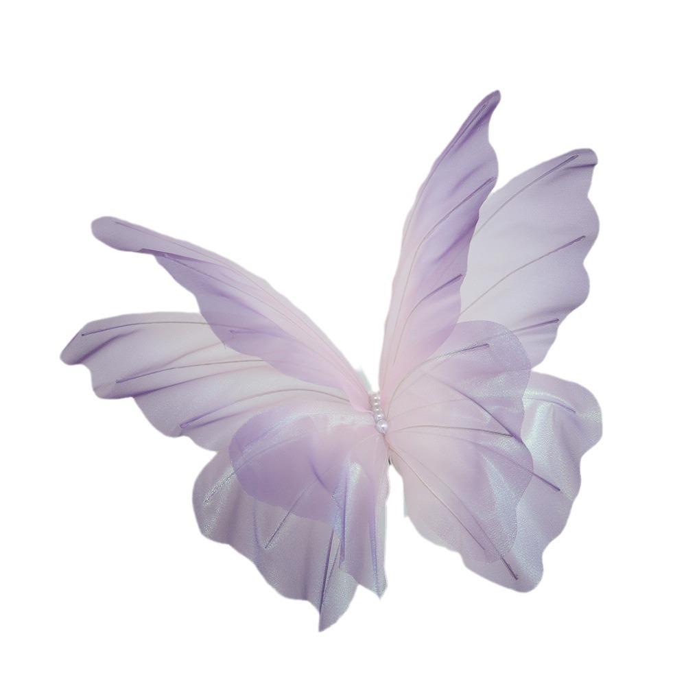 Gradient Butterfly Wedding Decor: Floral Centerpiece, Photo Booth Backdrop