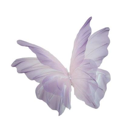 Gradient Butterfly Wedding Decor: Floral Centerpiece, Photo Booth Backdrop