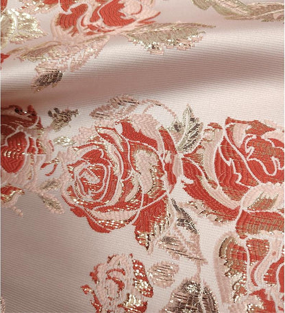 Floral Brocade Fabric: Gold Thread Cheongsam Qipao Material (59"W)
