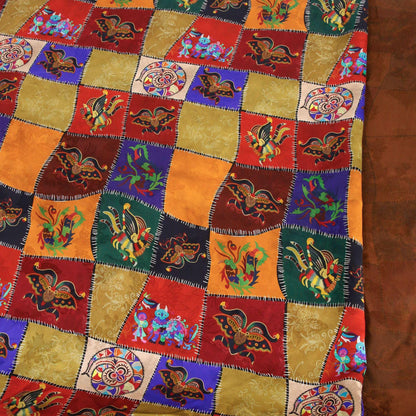 Ancient Tea Silk Satin Fabric: 59"W Rayon Upholstery Material