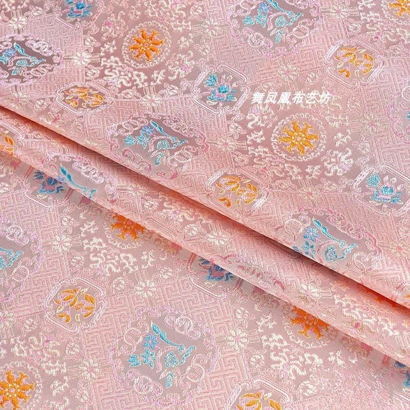 Song Brocade Fabric: Bada Xifeng Silk Blend, Upholstery, Costume, Decor