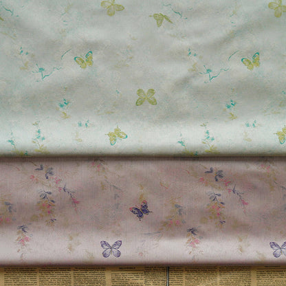 3D Butterfly Jacquard Fabric: 63"W Polyester Blend, Costume & Decor