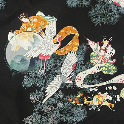 Tissu en coton à motif Dunhuang : tissu de couture chinois pour kimonos et ameublement